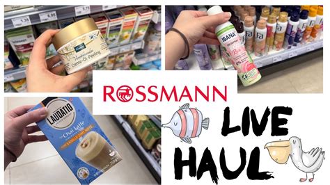 Rossmann Live Haul August 2023 AlinaBerry YouTube