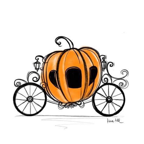 “Pumpkin carriage #halloween” | Cinderella, Zeichnung, Zeichnen