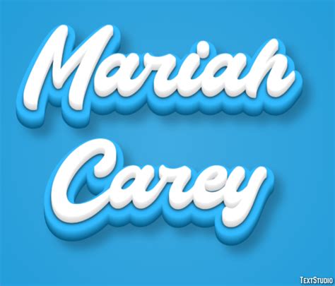 Mariah Carey Text Effect and Logo Design Celebrity