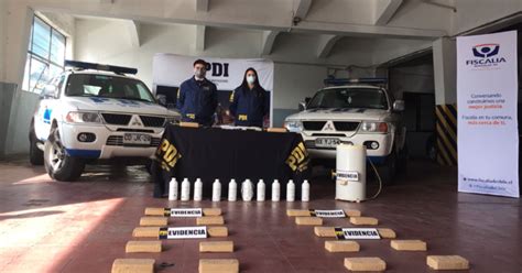 PDI Decomisa más de 300 millones de pesos en droga