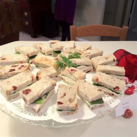 Barefoot Contessa Turkey Tea Sandwiches Tea Sandwiches Party Sandwiches English Tea Party