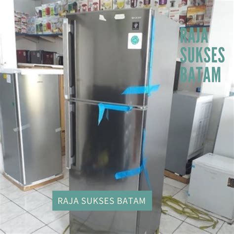 Jual KULKAS SHARP 2 PINTU SJ 450GP SD PLASMA CLUSTER ION 352L BATAM