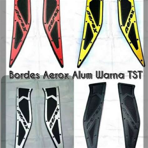 Promo Bordes Karpet Pijakan Kaki Yamaha Aerox Lama Merk Tst