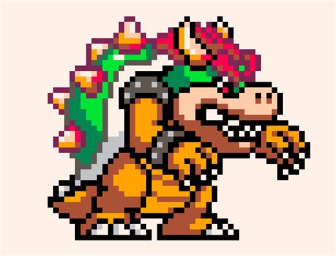 Just Some Bowser Pixel Art I Made Rmario