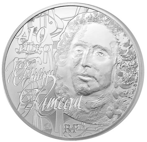 Euromunten Frankrijk 2014 10 Euro Proof Jean Philippe Rameau