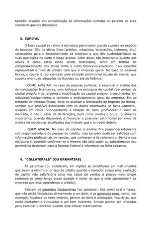 Os Cs Do Credito PDF