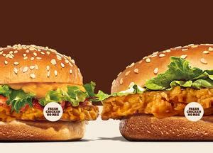 Classic Crispy Tendercrisp Cheese Rasher Chicken Burger King