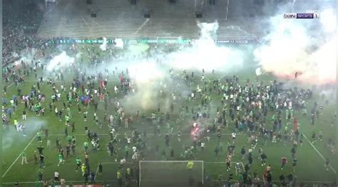 Vid O Chaos Geoffroy Guichard Apr S La Rel Gation De Saint Etienne