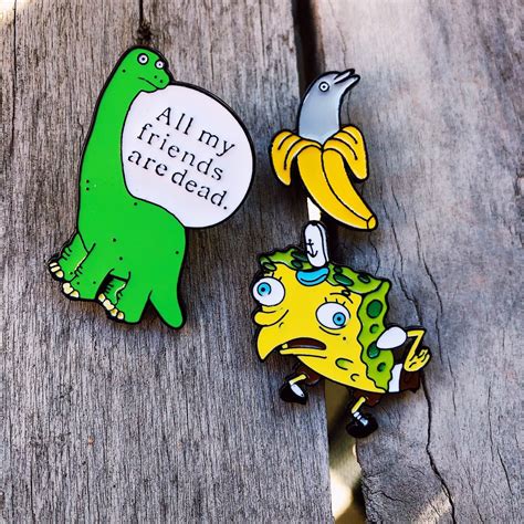 Enamel Pins Cute Pins Funny Pins Boho Pins Animal Etsy