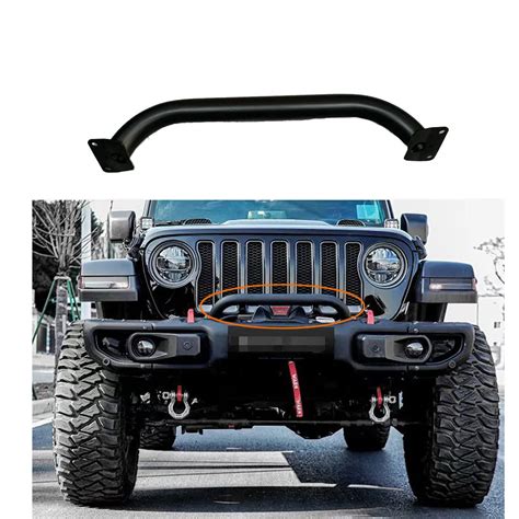 Parachoques Delantero De Acero Para Jeep Wrangler Jl Accesorio De