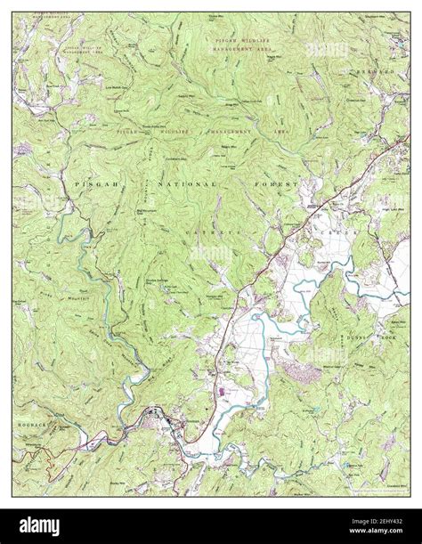 Rosman North Carolina Map United States Of America By