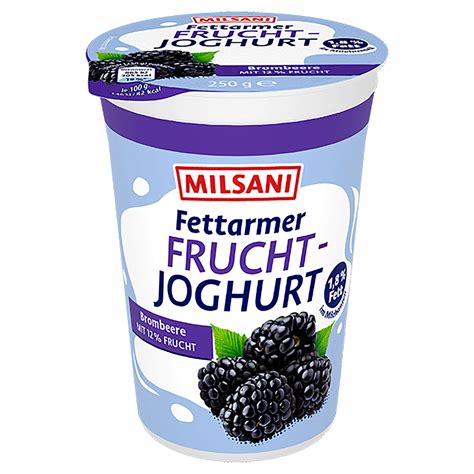 Milsani Fettarmer Fruchtjoghurt G Brombeere Aldi S D