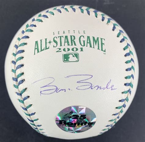 Lot Detail Barry Bonds Signed 2001 MLB All Star Game Official