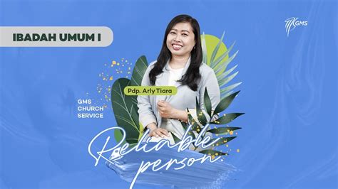 Gms Manado Ibadah Umum Februari Pdp Arly Tiara