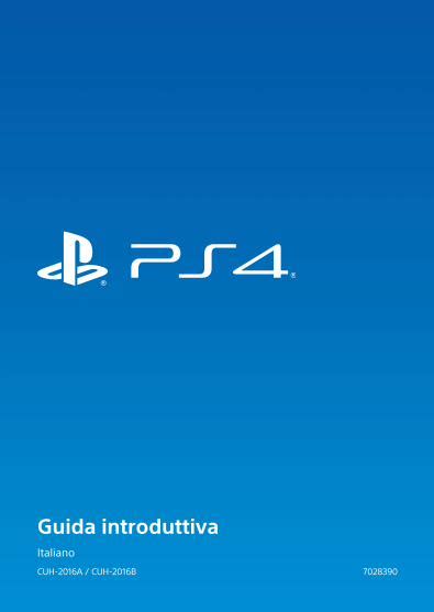 PDF Guida Introduttiva PlayStation Official Site Manuals