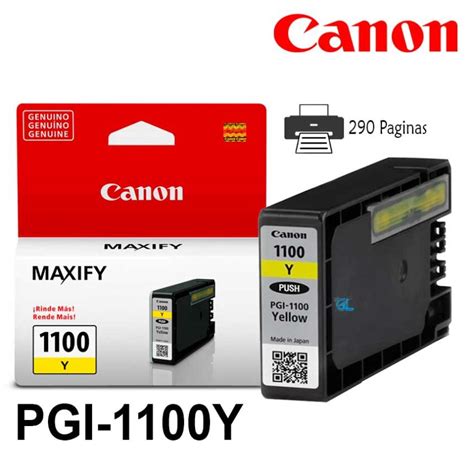 Tinta Canon Pgi Yellow Mb Original G Limagars Peru