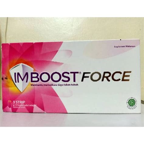 Jual Imboost Force Harga Per Strip Suplemen Memelihara Daya Tahan