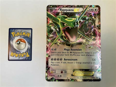 Mavin Rayquaza Ex Pok Mon Tcg Oversized Jumbo Promo Card Xy