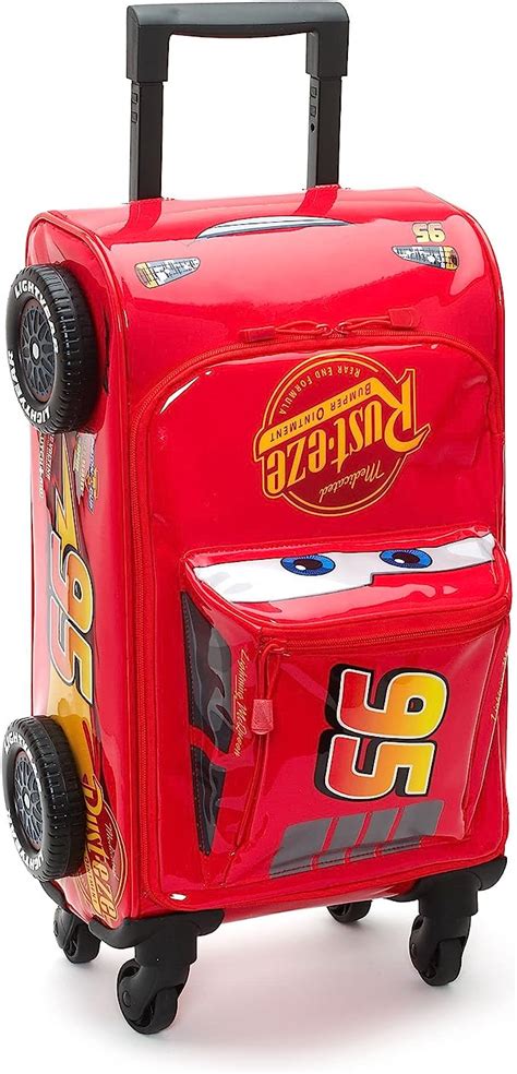 Disney Store Resmi Lightning Mcqueen Ocuklar I In Tekerlekli Bavul