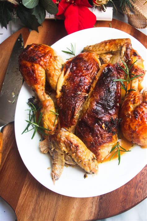 Juicy Herb Roasted Chicken Dished By Kate