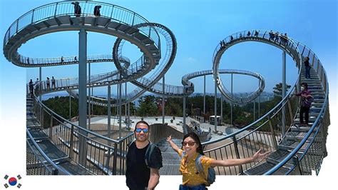 Walkable Roller Coaster Space Walk Art Installation In South Korea