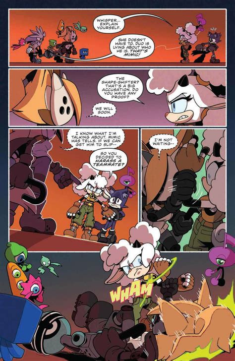 Preview Pages For Idw Sonic And Th Adventure Released Comics