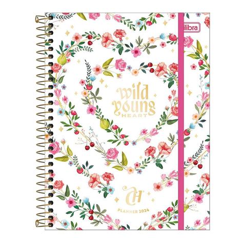 PLANNER ESPIRAL CAPRICHO 2024 CAPA 1 TILIBRA 179728 Papelaria Jambo