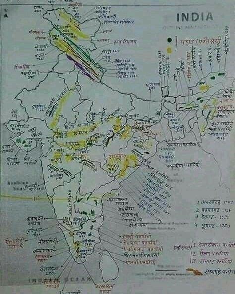 Class 9 Geography Maps Chapter 2 India Physical Structure Artofit