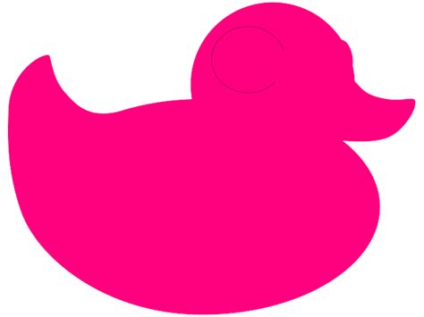 Pink Rubber Duck Clip Art at Clker.com - vector clip art online ...