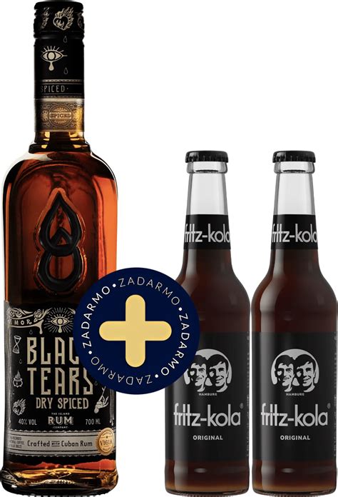 Set Black Tears Dry Spiced Rum 2x fritz kola zadarmo Výhodné sety