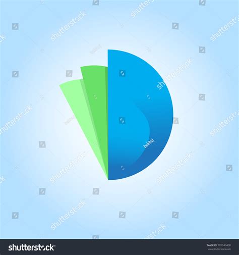 Semi Circle Logo Blue Vector Stock Vector (Royalty Free) 701140408 ...