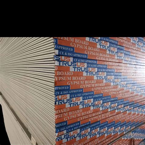 Trusus Brand Gypsum Board With Paper Faced Plasterboard And