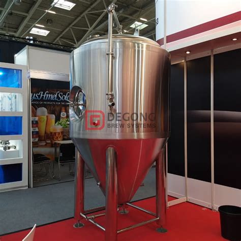 L Stainless Steel Microbrewery Copper Insulated Conical Beer Brewing