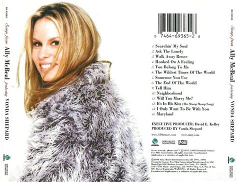 Songs From Ally McBeal Featuring Vonda Shepard Audio CD