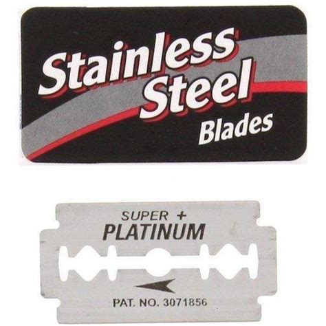 Crystal Double Edge Stainless Steel Razor Blades 10 Pack