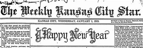 Kansas City Newspapers 1919 Kc Backstories