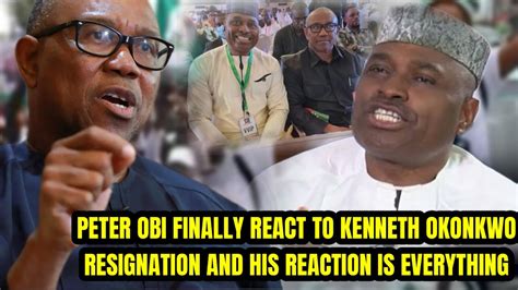 BREAKING Kenneth Okonkwo in shøck as Peter Obi finally react to his