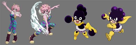 My Hero Ones Justice 2 Mina Ashido And Minoru Mineta Renders