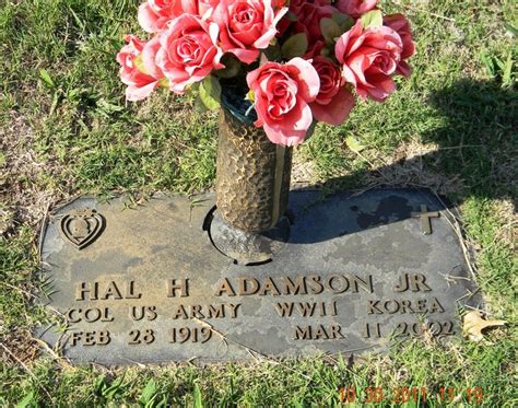 Hal Halsell Adamson Jr 1919 2002 Find A Grave Memorial