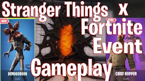 New Stranger Things Event Skins Gameplay Fortnite Item Shop 14 Days