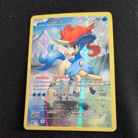 Mavin Keldeo Xy Holo Mythical Full Art Black Star Promo