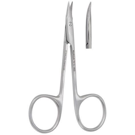 Miltex Vantage Curved Eye Suture Scissors With Sharpsharp Tips V918 1652