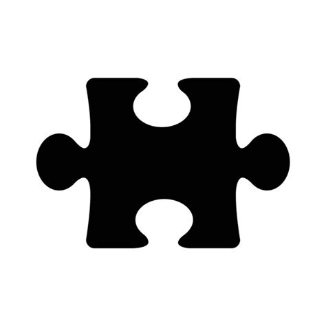 Autism Puzzle Piece Border Clip Art