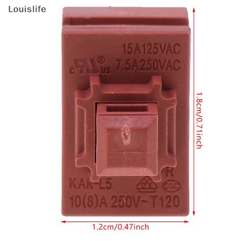 Llph KAN-L5 สวิตช์กุญแจล็อกในตัว 2Pin 7.5A 250VAC สําหรับเครื่องดูดฝุ่น ...