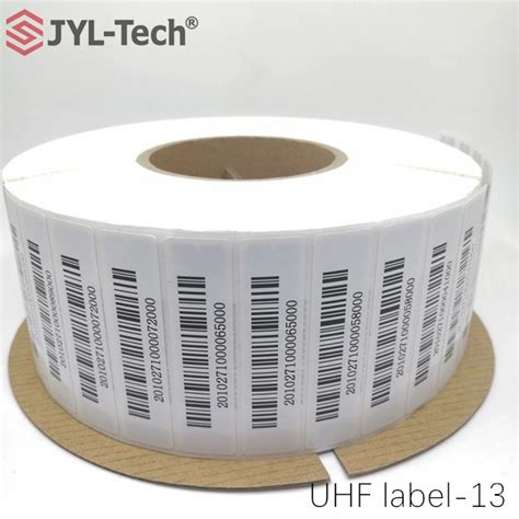 Epc Gen Ucode Uhf Passive Programmable Garment Rfid Label Sticker