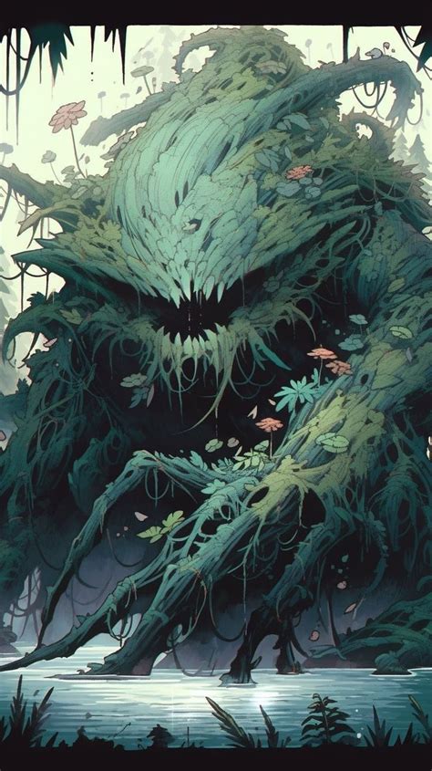 Ektus Shambling Mound Plant Monster Forest Creatures Tree Monster