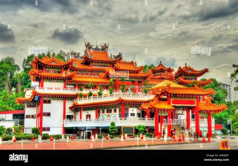 Thean Hou Chinese Temple in Kuala Lumpur, Malaysia Stock Photo - Alamy