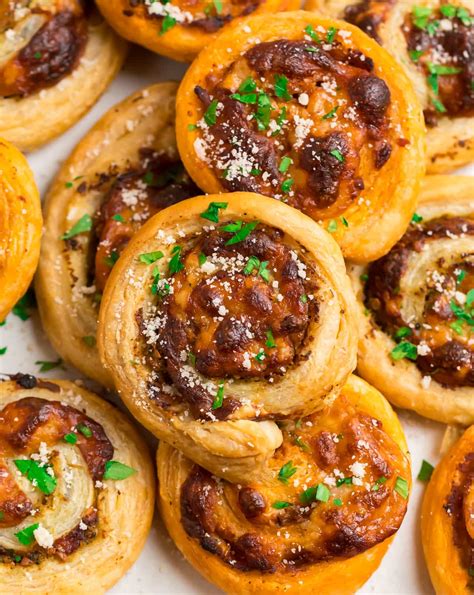 Pesto Pinwheels Easy Puff Pastry Appetizer