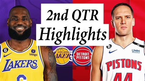 Los Angeles Lakers Vs Detroit Pistons Full Highlights 2nd Qtr Dec 11