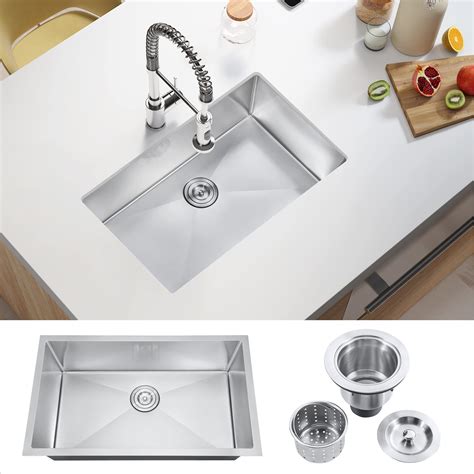 Buy Inch Single Under Kitchen Sink Nano Coating Stainless Steel